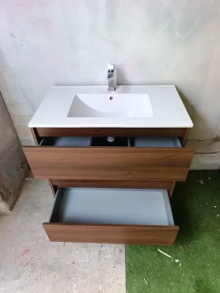 Mueble de lavabo 82x47x84 cm