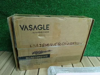 VASAGLE Appendiabiti in Legno Massiccio con Ganci Rosa Gelatina