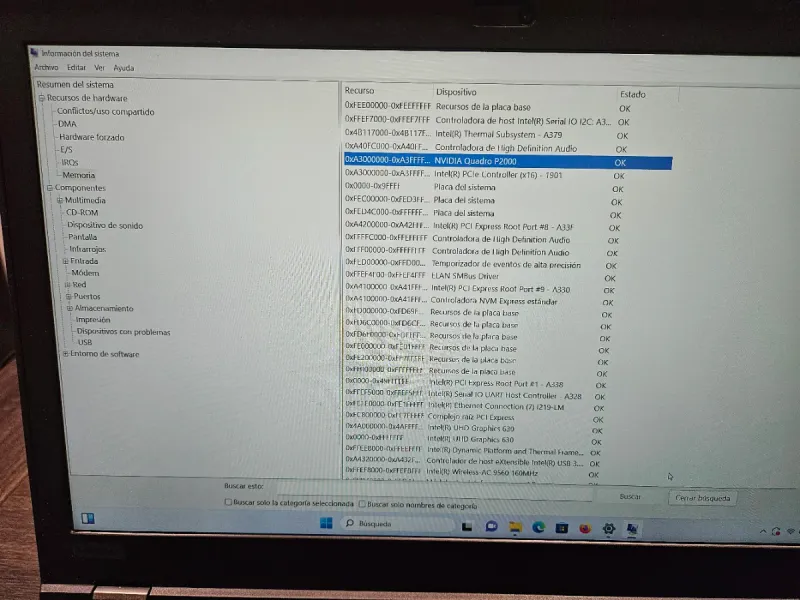 PC diseño / gaming Lenovo P52 Workstation Portatil afbeelding 4