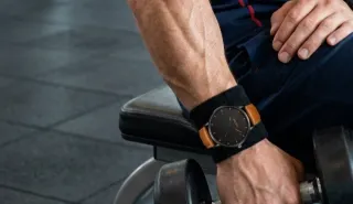 Reloj Correa Cuero PU con Caja. NUEVO