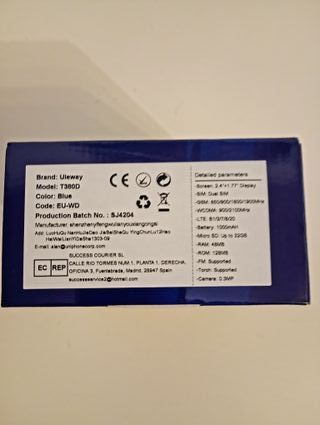 Cellulare Uleway T380D Blu