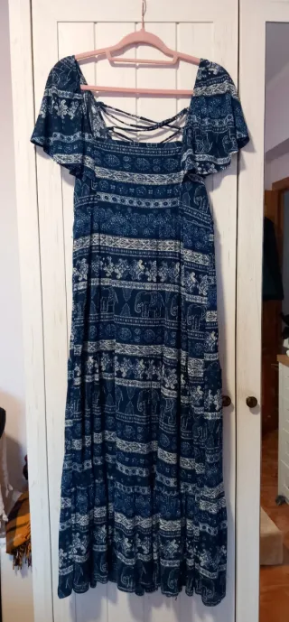 Vestido Largo Springfield Talla XL