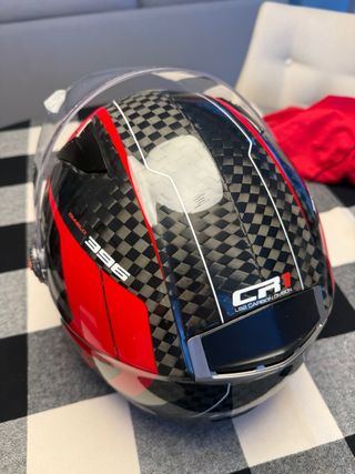 Casco Moto LS2 CR1 Carbon 396, Talla XL, Peso 1350