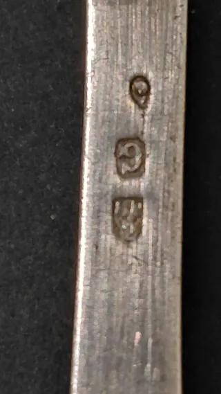 Set 6 forchette antiche argento 800