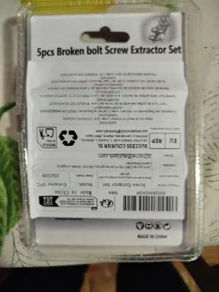 Extractor de tornillos rotos Set