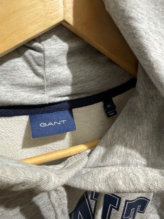 Sudadera GANT con capucha gris