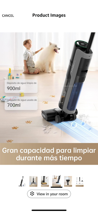 Dreame H12 Pro Aspirador Escoba Inalámbrico