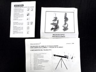 Telescopio y Microscopio de Juguete