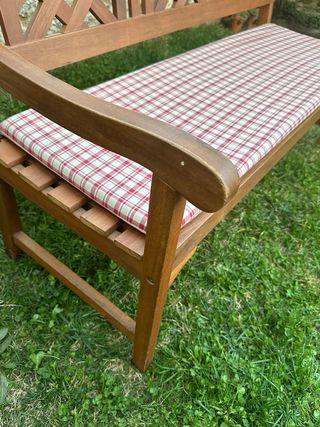 Banco de madera para exterior