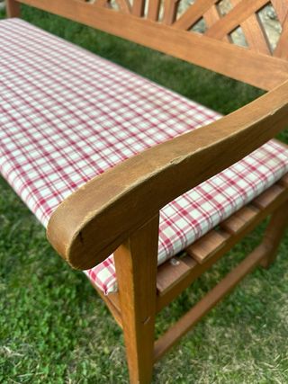 Banco de madera para exterior