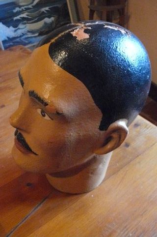 Cabeza maniquí hombre sombrerería