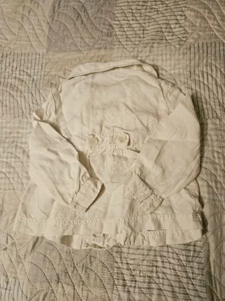 Giacca bianca Sisley taglia 10/11 anni