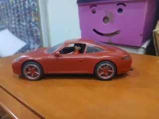 Porsche Rojo playmobil con Muñeco y Luces