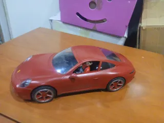 Porsche Rojo playmobil con Muñeco y Luces