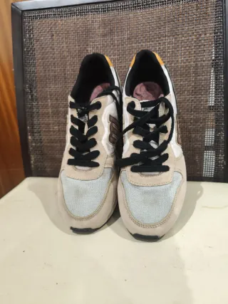 Zapatillas MTNG Hombre Beige/Blanco