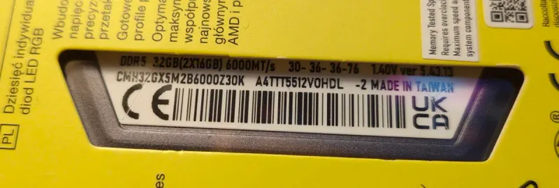 Corsair Vengeance RGB DDR5 32GB (2x16GB) CL30 afbeelding 2