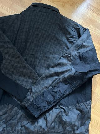 Cortavientos Jordan Negro Naranja