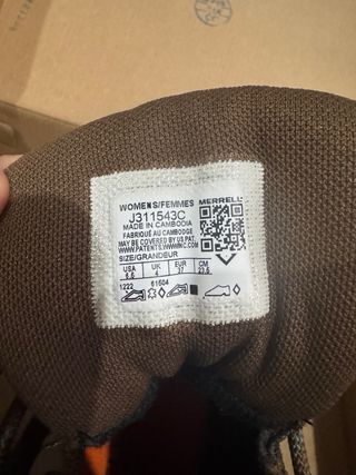 Nuevas!! Botas Merrell Marrón/Azul Talla 37