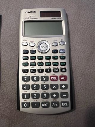 Calculadora Financiera Casio FC-200V