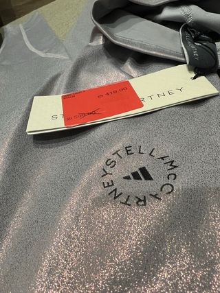 Leggings Adidas by Stella McCartney Negro/Plata