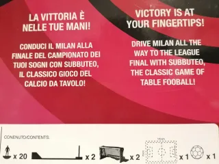 Subbuteo set official AC Milan Nuovo