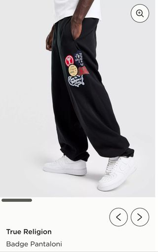 Pantaloni True Religion neri taglia S