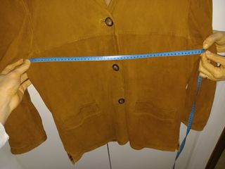 Giacca camoscio vintage tg. 48