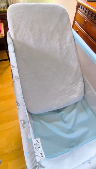 Minicuna colecho Chicco azul