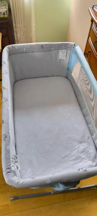 Minicuna colecho Chicco azul