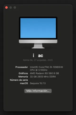 Ordenador Todo en Uno i9 32GB RAM RX580