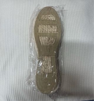 Alpargatas Beige Talla 38 Nuevas