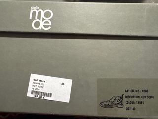 Botines ante cowboy tacón plateado talla 40