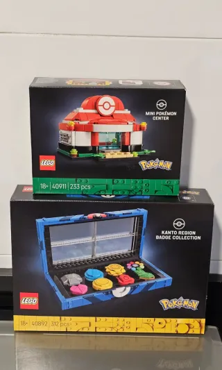 Lote LEGO POKEMON 72153, 40911 y 40892, nuevos