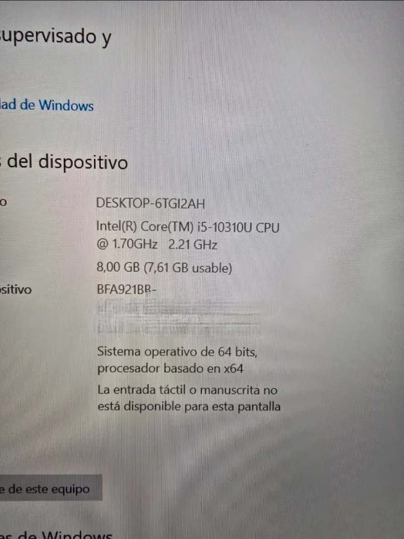 Portátil Dell 5510 Gris/Plateado afbeelding 4