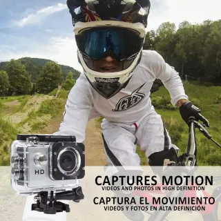 Cámara Deportiva Komir HD. Item 5246