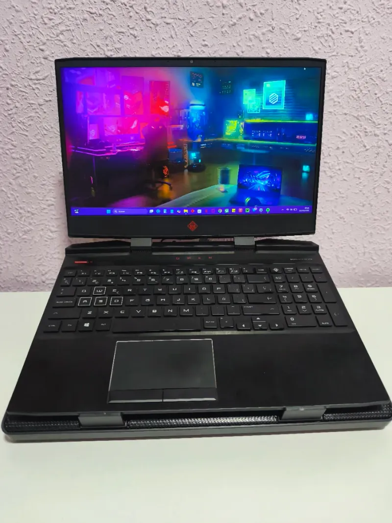 Portátil Gamer HP Omen 15 Negro/Rojo afbeelding 6