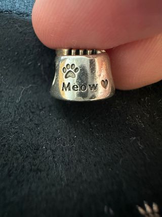 Charm Pandora Comedero Animal Plata