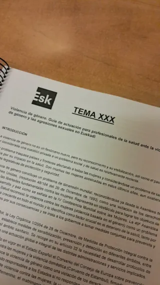 Temario OPE OSAKIDETZA TCAE Auxiliar Enfermeria