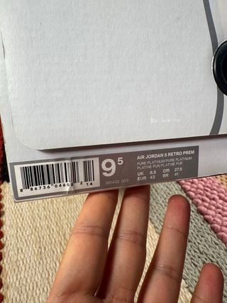 Nike Air Jordan 5 Retro Pure Platinum