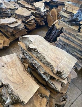 Tabla Madera Olivo en Bruto