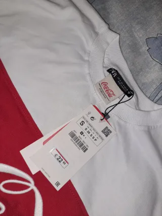 Sudadera Zara Coca-Cola Talla S