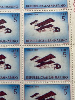 San Marino 1962 Francobolli da Collezione