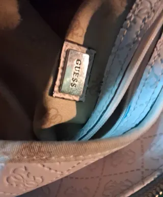 Bolso Guess Beige/Blanco