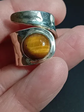 Anillo Plata Ley Ónix Negro