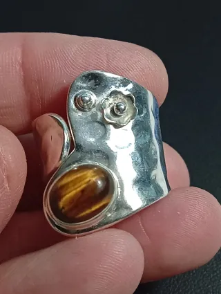 Anillo Plata Ley Ónix Negro