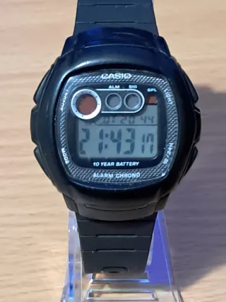 Reloj Casio W-210 Vintage Negro