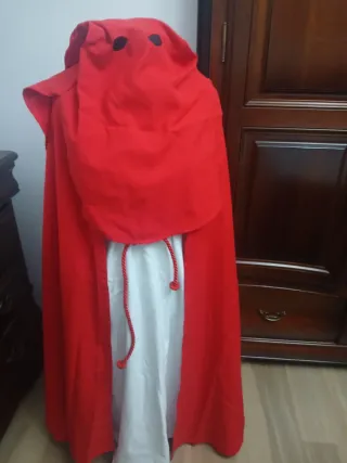 Traje Nazareno Rojo y Blanco Talla Única