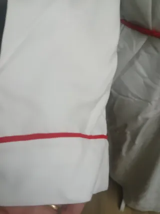 Traje Nazareno Rojo y Blanco Talla Única
