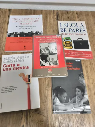 Pack de 5 libros sobre pedagogía