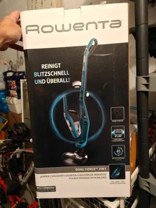 Rowenta Aspirador Escoba Dual Force 2 en 1